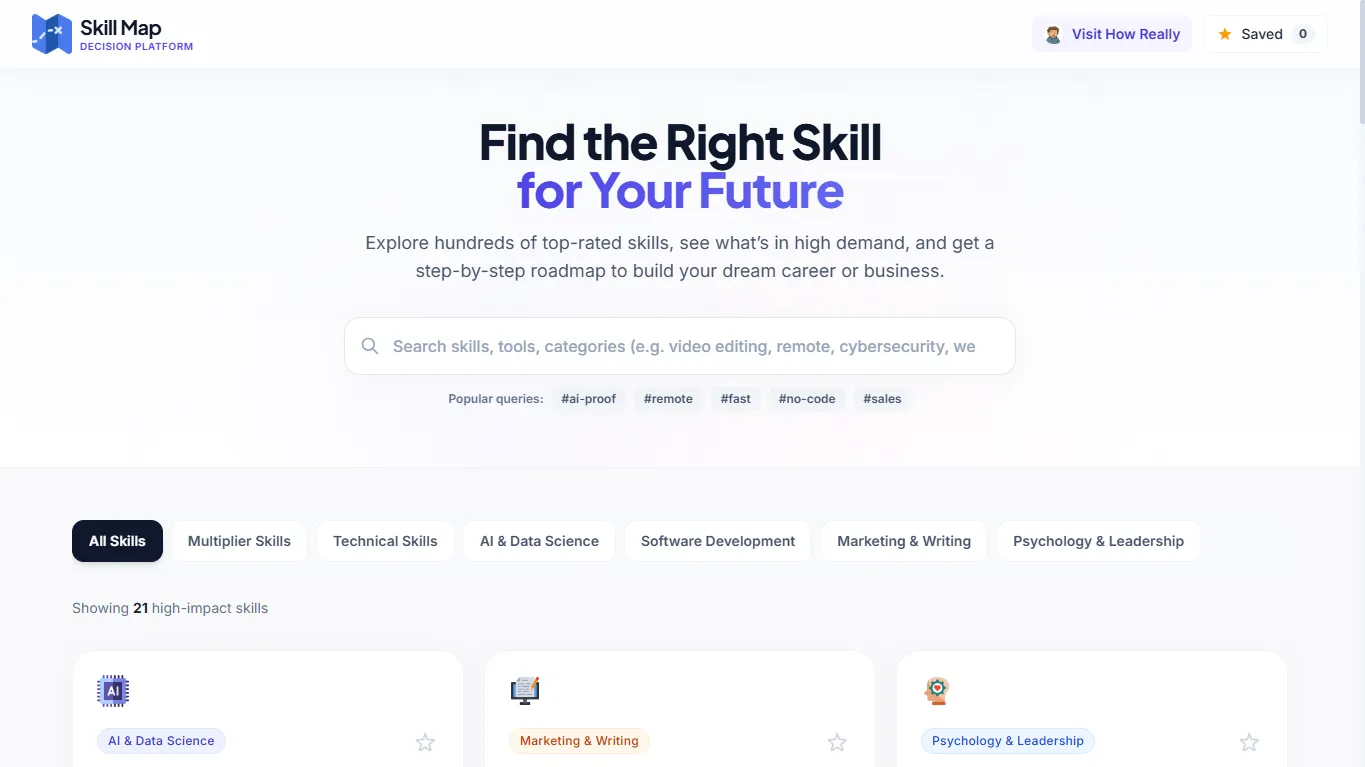 SkillMap Preview